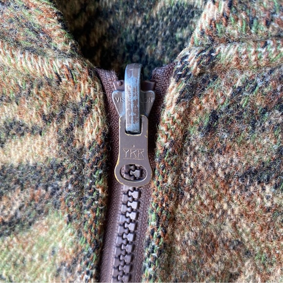 Filson 100% Wool Camo Zip Up Timber jacket Vintage - Picture 10 of 11